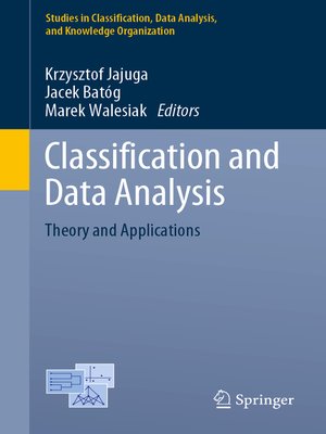 cover image of Classification and Data Analysis